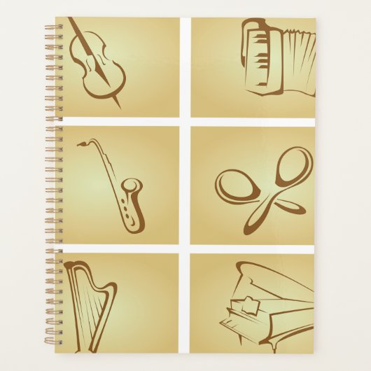 Croquis d'instruments de musique (Devant)