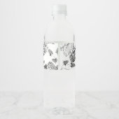 Croquis Étiquette d'enveloppement de confiture de  (Dos)