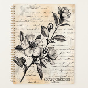 Croquis floral rustique avec calligraphie - âge (2