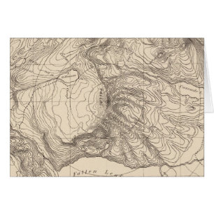 Croquis horizontal du sommet de Tallac, Cal