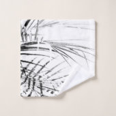Croquis minimalisme Feuille Palm Tree (Gant de toilette)