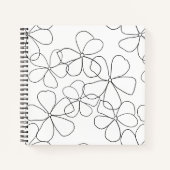 Croquis noir blanc dessiné à la main Grand Journal (Devant)