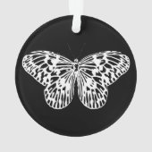 Croquis papillon, blanc et noir (dos)