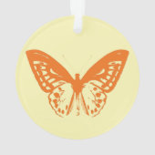 Croquis papillon, jaune et orange (dos)