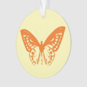Croquis papillon, jaune et orange (devant)