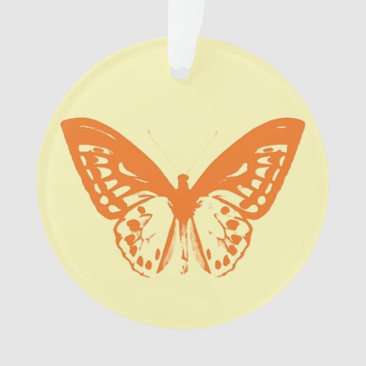 Croquis papillon, jaune et orange (devant)