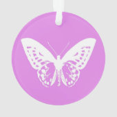 Croquis papillon, orchidée et blanc (dos)
