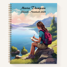 Croquis personnalisé - Voyage - Carnet - Journal