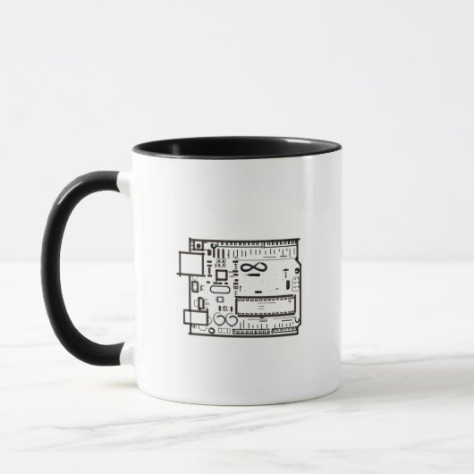 Croquis peu précis d'Arduino - TASSE (Gauche)