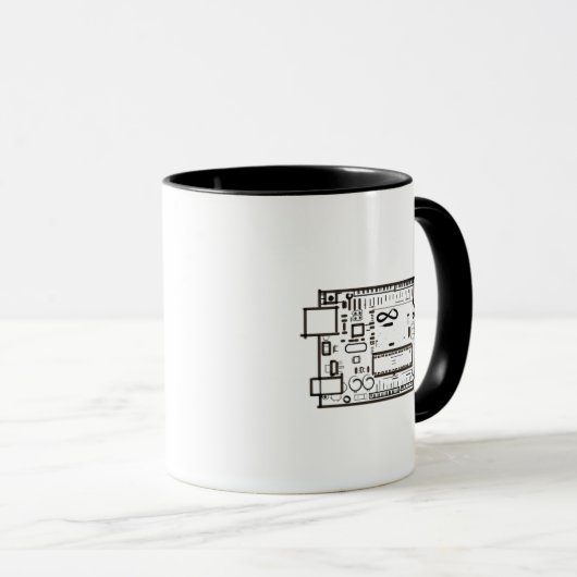 Croquis peu précis d'Arduino - TASSE (Devant droit)