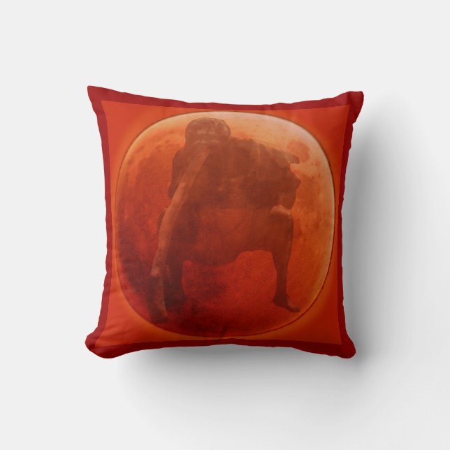 Croroboree Moon Coussin Cushion (Recto)