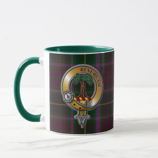 Crosbie Tartan & Badge Mok (Links)