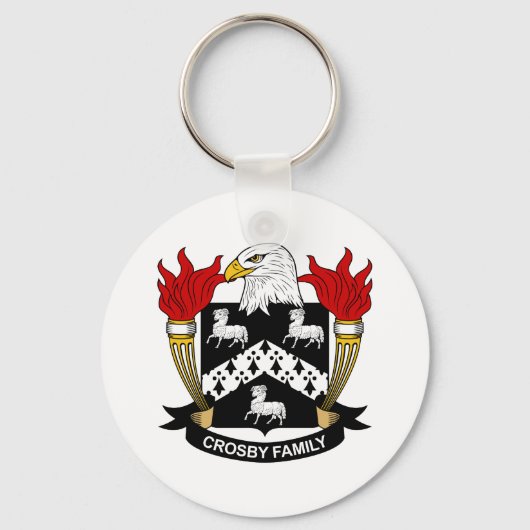 Crosby Family Crest Sleutelhanger (Voorkant)