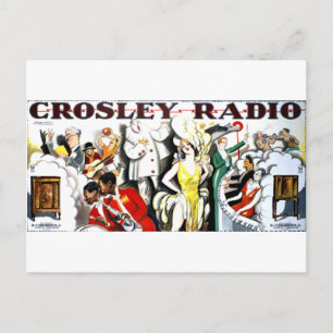 Crosley Radio Briefkaart