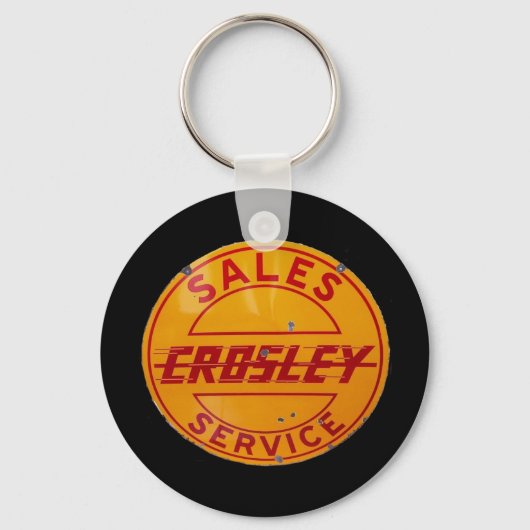 crosley-verkoop- en serviceteken sleutelhanger (Voorkant)