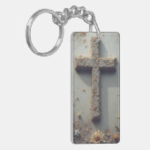 cross-acryl-Sleutelhanger Sleutelhanger (Voorkant Links)