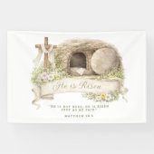 Cross and Tomb | Resurrection Day Spandoek (Horizontaal)