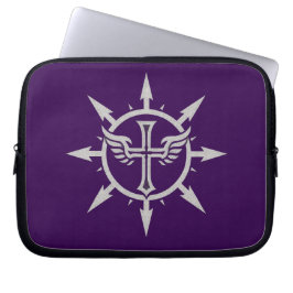 "Cross and Wings Emblem" Electronics Bag Laptop Sleeve