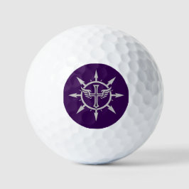 "Cross and Wings Emblem" Golf Balls Golfballen