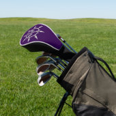 "Cross and Wings Emblem" Golf Head Cover (Insitu)