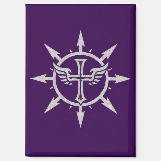 "Cross and Wings Emblem" Magnet Magneet (Voorkant)