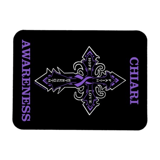 Cross/Awareness...Chiari Magnet (Horizontal)
