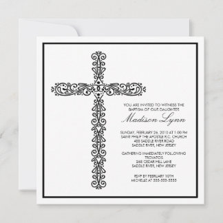 Cross Baptisme Christening Baby Baptisme Indeling Kaart