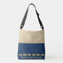 Cross Body Bag Gold Dogs Je had me bij Wof