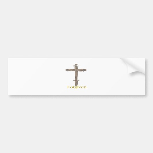 Cross Bumpersticker (Voorkant)
