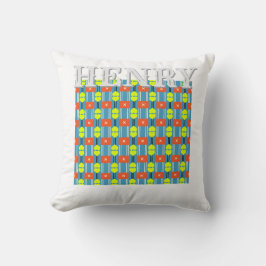 Cross Button Personalized Throw Pillow Kussen