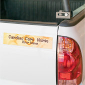 Cross Caduceus Cardiac Care Nurse Bumpersticker (Op Truck)