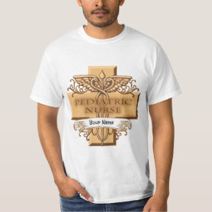Cross Caduceus Pediatric Nurse T-shirt