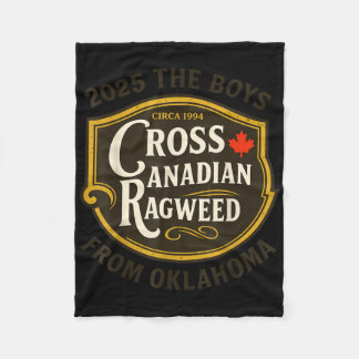 Cross Canadian Ragweed de jongens uit Oklahoma Con Fleece Deken