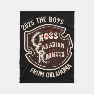 Cross Canadian Ragweed de jongens uit Oklahoma Con Fleece Deken