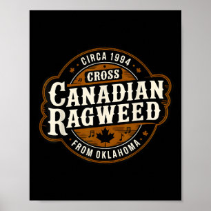 Cross Canadian Ragweed de jongens uit Oklahoma Con Poster