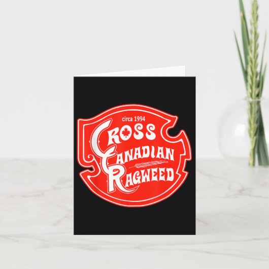 Cross Canadian Ragweed Kaart (Voorkant)