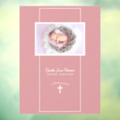 Cross Christelijk Baby Memorial begrafenisbanner Raamsticker (Vel 3)