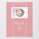Cross Christelijk Baby Memorial begrafenisbanner Raamsticker (Vel)