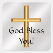 Cross Classic Sticker (Voorkant)