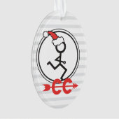 Cross Country Back Text Custom Holiday Runner © (devant)