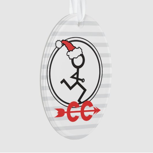 Cross Country Back Text Custom Holiday Runner © (devant)