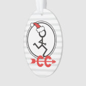 Cross Country Back Text Custom Holiday Runner © (devant)