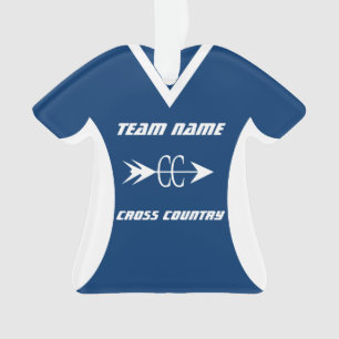 Cross Country bewerkbare sporttrui Ornament