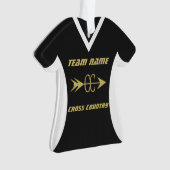 Cross Country Black Gold Sports Jersey (devant)