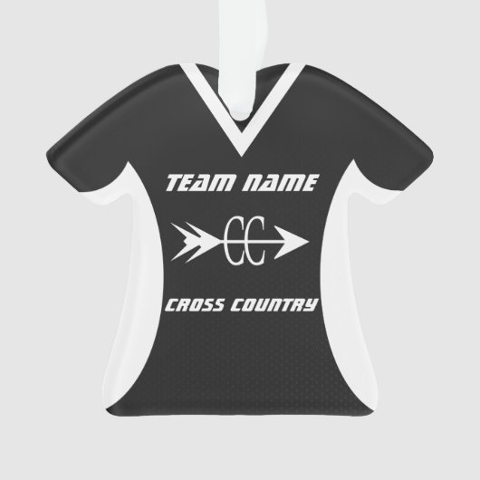 Cross Country Black Sports Jersey photo (devant)
