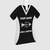 Cross Country Black Sports Jersey photo (devant)