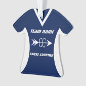 Cross Country Blue Sports Jersey (devant)