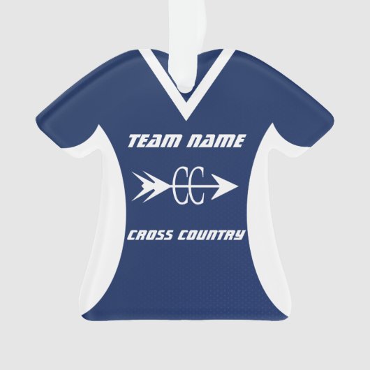 Cross Country Blue Sports Jersey (devant)