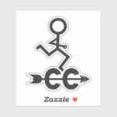 Cross-country CC-Sticker Sticker (Vel)