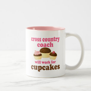 Cross-country Coach (Funny) Gift Tweekleurige Koffiemok
